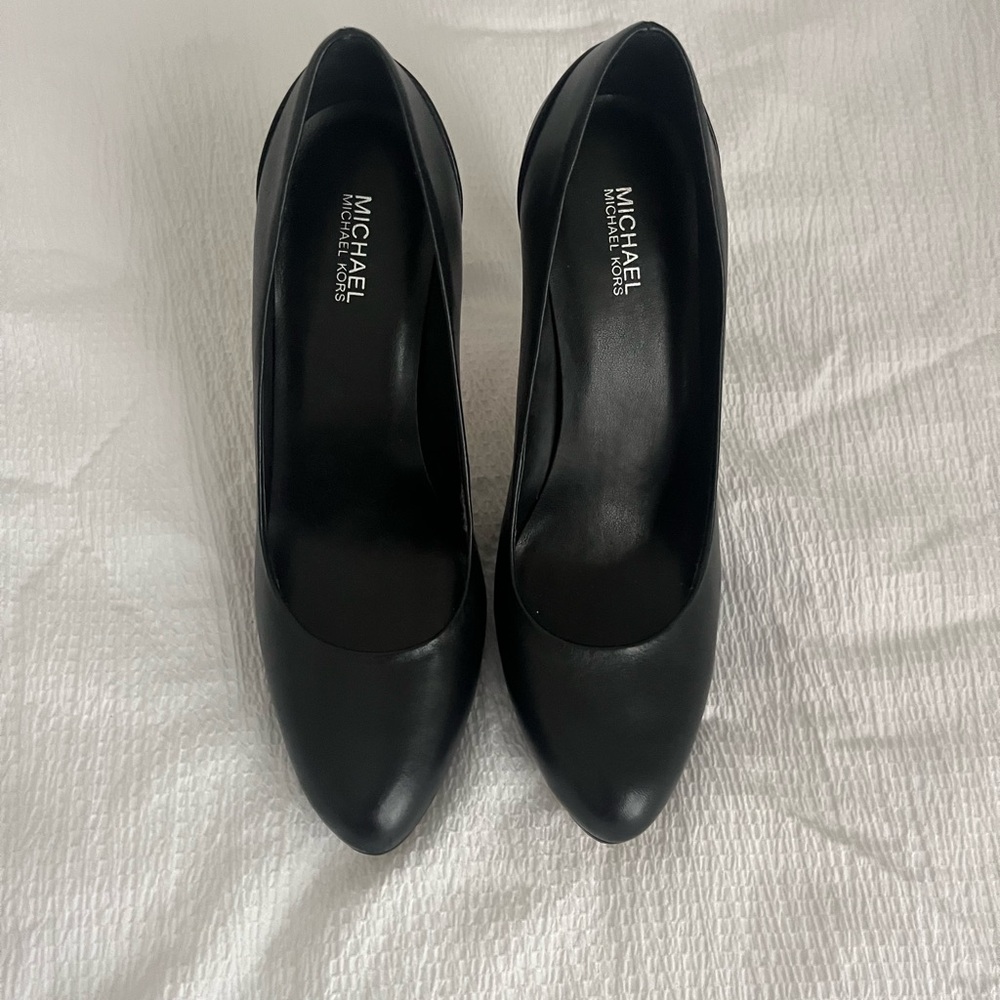 Michael Kors Black Leather Heels
